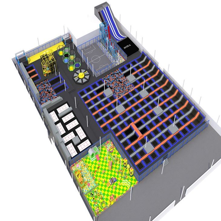 Commercial Kids Indoor Trampoline Park