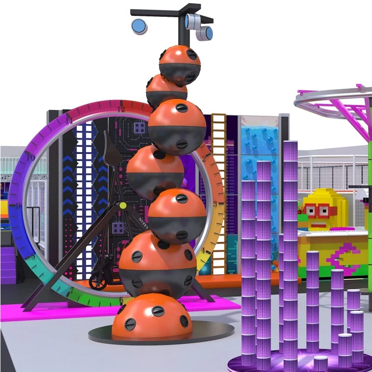 Nrov Climbing Phab Ntsa Nrog Ntuj Steper Ua Los ntawm Xiaofeixia Trampoline